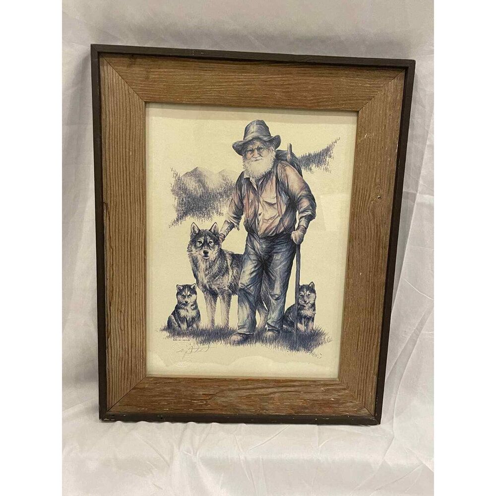 Doug Lindstrand signed limited edition Alaskan Sketchbook Lithograph